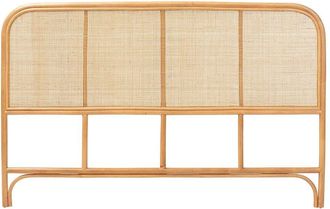 Baxton Studio Agota Natural Rattan Standalone Headboard, Queen