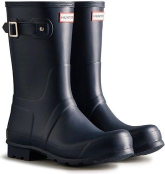 Hunter Original Short Wellington Boots Plain Rubber Wellingtons
