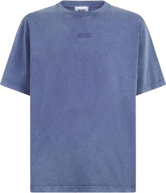GCDS T-shirt effetto schiarito - Viola