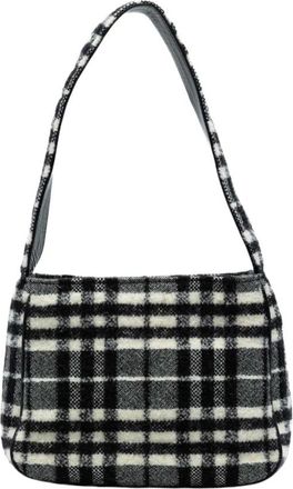 Burberry Pre-owned Shoulder Bags, female, Multicolor, Size: ONE SIZE Pre-owned Plaid Shoulder Bag