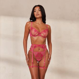 Lounge Florence Intimates Set - Hot Pink