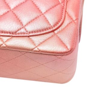 Chanel Hobo Bags - 2021 Mini Square Iridescent Calfskin Flap - Gr. unisize - in Orange - für Damen