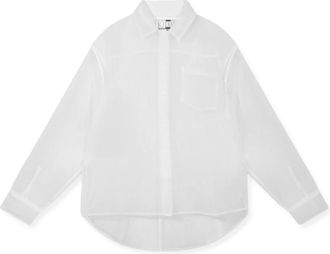 10 Days Angel Organza Blouse - Dames - Overhemden - Wit - L - Organza - Overhemden