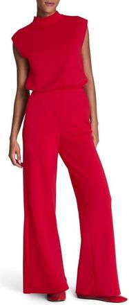 Spanx AirEssentials Mock Neck Jumpsuit in Spanx Red at Nordstrom, Size X-Large