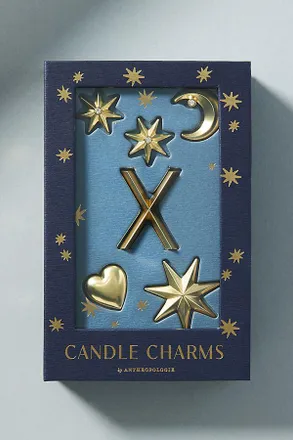 Anthropologie Monogram Candle Charms