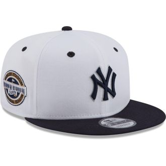 New Era 9Fifty Snapback Cap - SIDEPATCH New York Yankees - S/M White