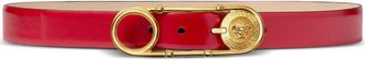 Versace Cintura in pelle con spilla da balia - Rosso