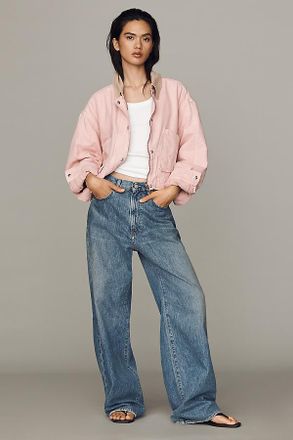 Blank NYC Cotton Crop Bomber Jacket