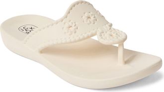 Jack Rogers Jacks Sandal in Cream at Nordstrom, Size 5