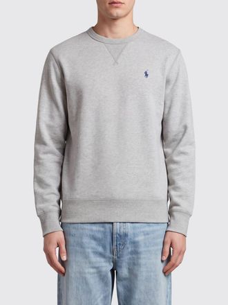 Polo Ralph Lauren Felpa girocollo in cotone con logo Pony ricamato