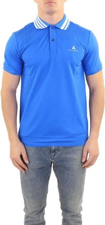 Peuterey Blauwe Polo Shirt voor Heren - Heren - Polos - Blauw - S - Tops