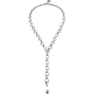 UNOde50 Oval Rhythm Necklace in Silver at Nordstrom