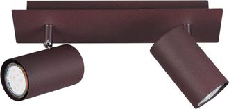 Trio Leuchten Trio Lighting - Barra Marley 2 Puntos Cilindros De Metal Oxidado L. 30cm 802400224