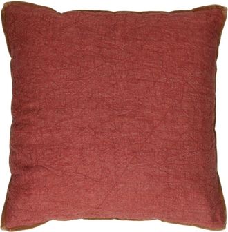 POMAX Coj&iacute;n de algod&oacute;n rosa 45X45