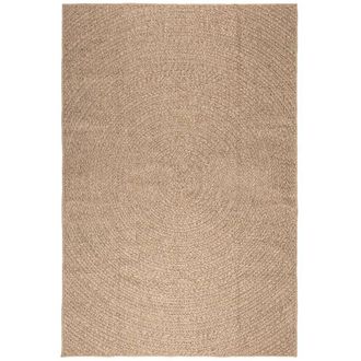 vidaXL Alfombra Zizur Apariencia De Yute Interior Y Exterior 200x290cm Vidaxl