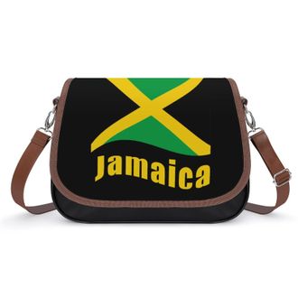 Generic Jamaican Flag Crossbody Bags for Women Shoulder Messenger Bag Purse Handbags