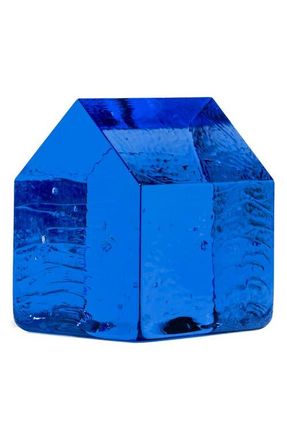 Kosta Boda Glass House Sculpture in Blue at Nordstrom, Size Medium