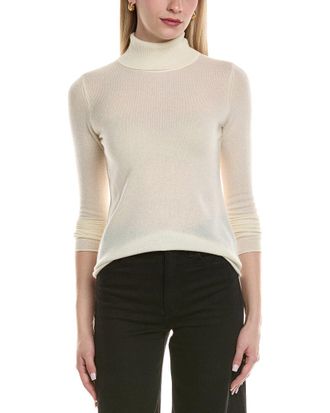 Sofiacashmere Sofiacashmere Turtleneck Wool & Cashmere-Blend Sweater