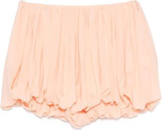 Chlo&eacute; Pink Pleated Mini Skirt