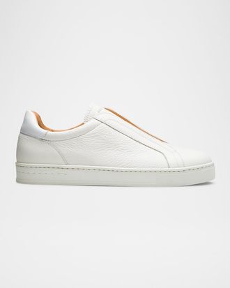 Magnanni Men & apos;s Gasol Leather Slip-On Sneakers