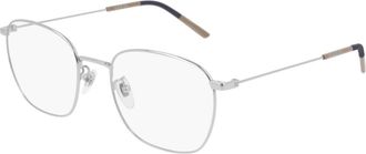 Gucci Gg0681o003 Silver Silver Transpa