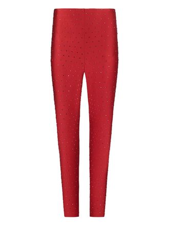 Andamane Holly leggings - women - Nylon/Elastane/Rhinestone - S - Red