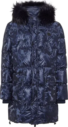 Philipp Plein ccamouflage-print padded parka coat - men - Nylon - XXXXL - Blue