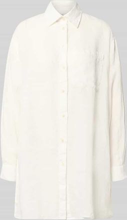 0039 Italy 0039 Italy Relaxed Fit Longbluse aus Leinen Modell TAHIA in Weiss, Gr&ouml;&szlig;e XXL