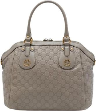 Gucci Pre-owned Vintage Satchel - - Pre-owned - Donna - Grigio - ONE SIZE
