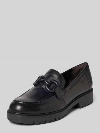 Tamaris Tamaris Loafer aus echtem Leder in Black, Größe 41