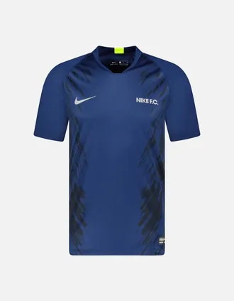 Nike Mens Nike Dri-Fit FC T-Shirt Navy - Size: 40