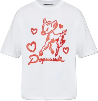 Dsquared2 Uomo, Top, Bianco, S, new