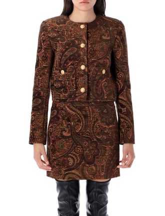 Chloé Tapestry Jacquard Boxy Jacket