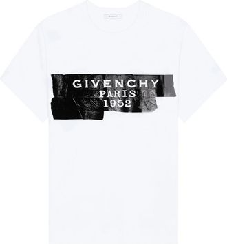 Givenchy Witte Katoenen T-Shirt - Dames - T-shirts - Wit - S - Katoen - Tops
