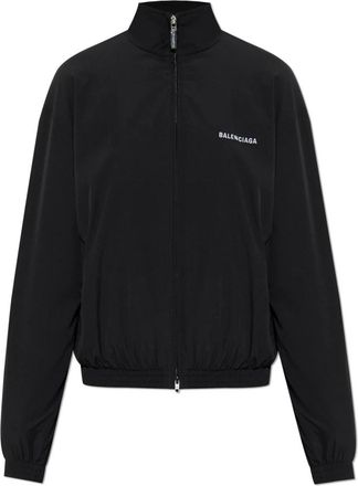 Balenciaga Jas met logo - Dames - Zomerjassen - Zwart - S - Jassen