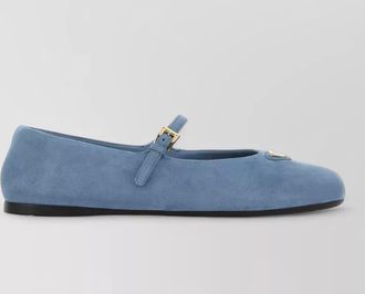 Prada suede ballerina shoes