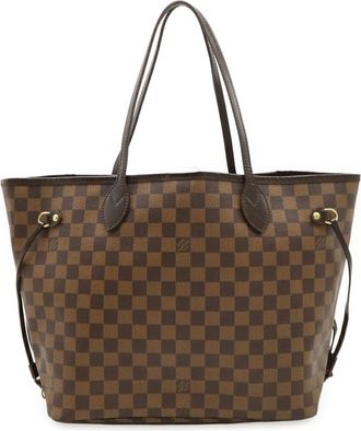 Louis Vuitton Brown Damier Canvas Pvc Shoulder Bag Tote Bag (Pre-Owned)