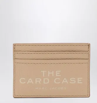 Marc Jacobs Camel full-grain leather cardholder