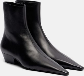 Saint Laurent Jill leather ankle boots