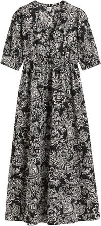 La Redoute Collections Lange wijd uitlopende jurk, bloemenprint