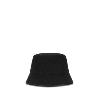 Gucci GU8757404HBJS1060BB GG Cotton Canvas Bucket Hat - Black