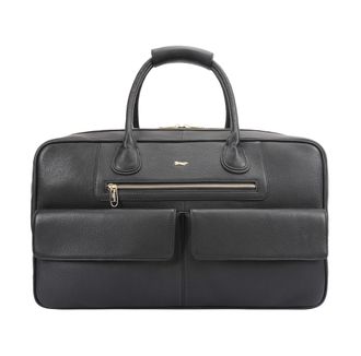 Paul Costelloe Womens Madox Leather Weekender Bag - Black