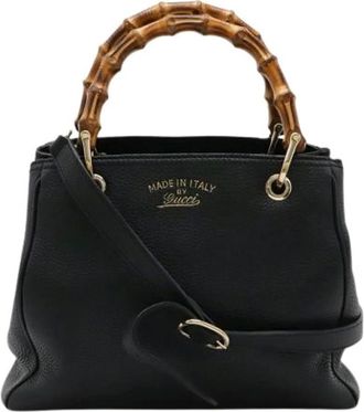 Gucci Borsa a spalla vintage Pre-owned in bamb&ugrave; - - Pre-owned - Donna - Nero - ONE SIZE