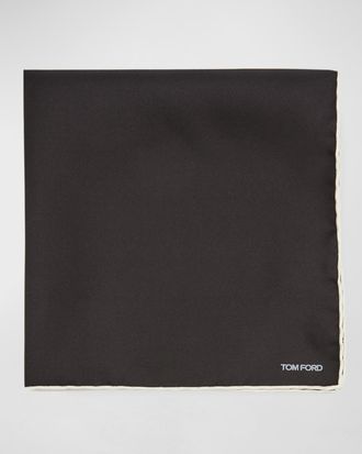 Tom Ford Mens Silk Pocket Square