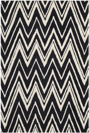 Safavieh Alfombra lana nero/neutrale 122 x 183 cm