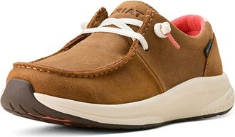 Ariat Womens Buckeye Waterproof Shoe in Weathered Honey, B Medium Width, Size 4.5, by Ariat