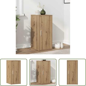 vidaXL vidaXL Scarpiera multistrato - Scarpiera Rovere Artigianale 32x35x70 cm in Legno Multistrato