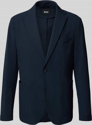 HUGO BOSS Slim Fit Anzugsakko mit 2-Knopf-Verschluss in Marine, Größe 102