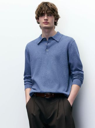 Le 31 Mens Modal-blend Polo Shirt sweater