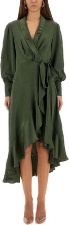 Zimmermann Midi Dress Wrap-Donna